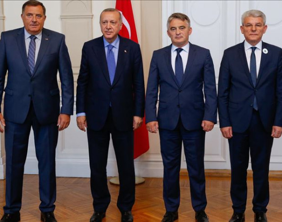 Predsjedništvo BiH danas na sastanku sa Erdoganom