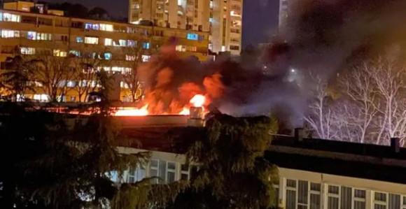 Veliki požar u Puli, vatra guta osnovnu školu