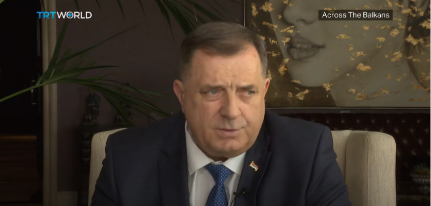 Dodik za tursku TV: "Ono za šta se ja zalažem je Bosna i Hercegovina"