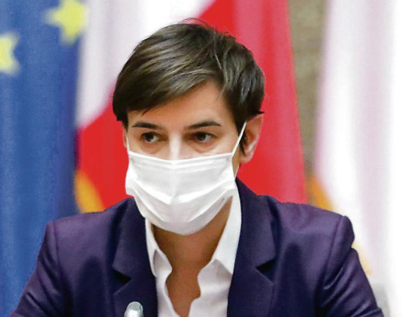 Premijerka očekuje skoro popuštanje mjera u Srbiji