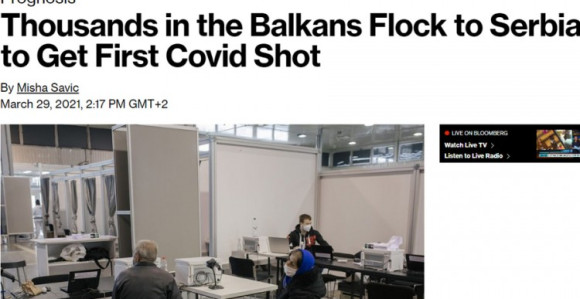 Ugledni američki sajt hvalio Srbiju zbog vakcinacije