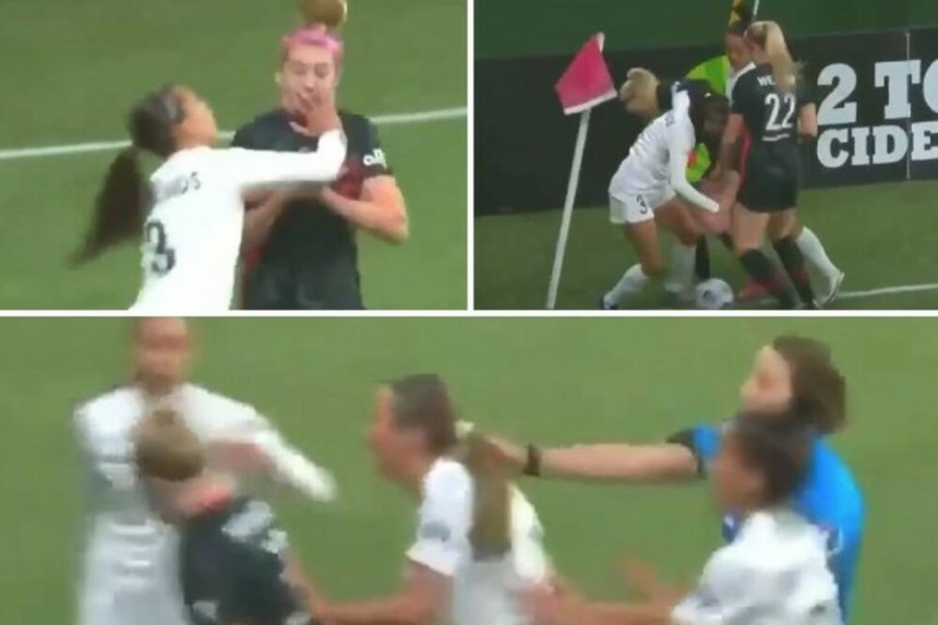 Tuča na ženskom fudbalu šokirala planetu (VIDEO)