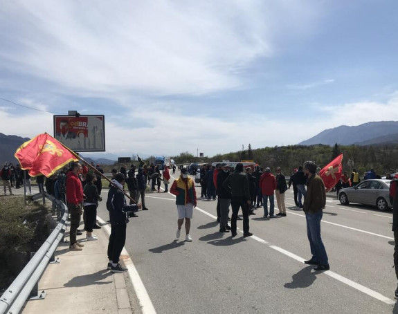 Ponovo blokada magistralnog puta Nikšić - Podgorica