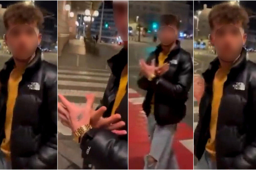 Provokacija usred Beograda (VIDEO)