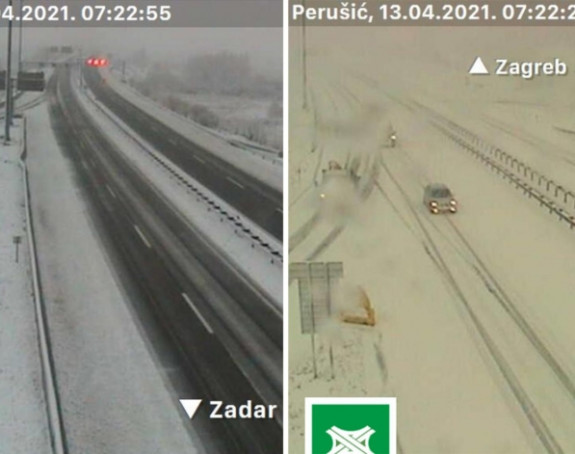 Snježno nevrijeme ponovo zahvatilo Hrvatsku