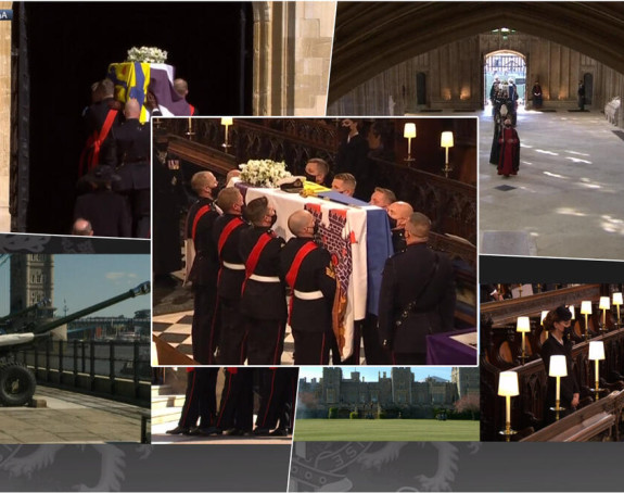 SAHRANJEN PRINC: Kraljica i Čarls u suzama