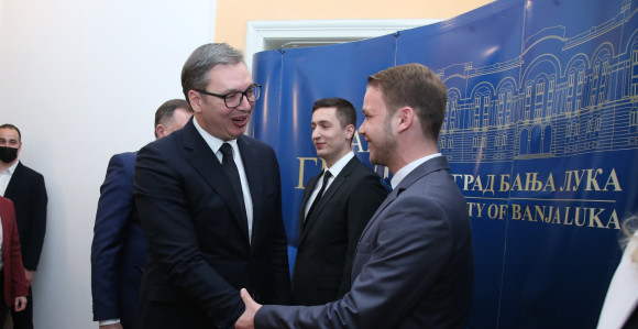 Predsjednik Srbije poručio: Čast je biti Banjalučanin!