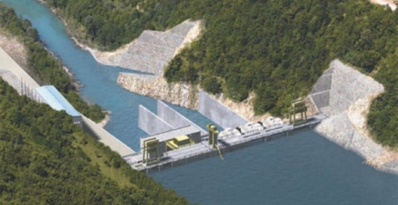 Kamen temeljac za HE "Buk bijela" na Drini 17. maja