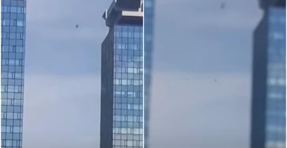 Sarajevo: Hodao po žici između dva solitera (VIDEO)