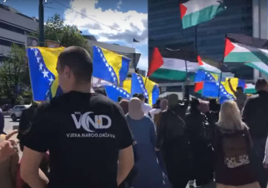 Podrška Palestini: Protestna šetnja u Sarajevu