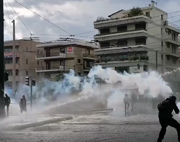 Nemiri u Atini na skupu podrške Palestini 