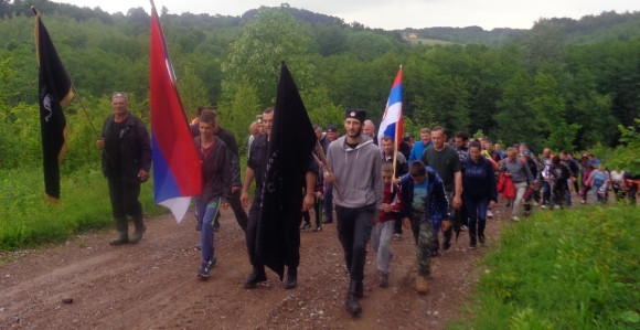 Кренуо поход "Путевима првог прогона Срба у БиХ"