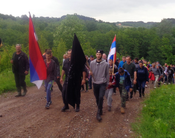 Кренуо поход "Путевима првог прогона Срба у БиХ"