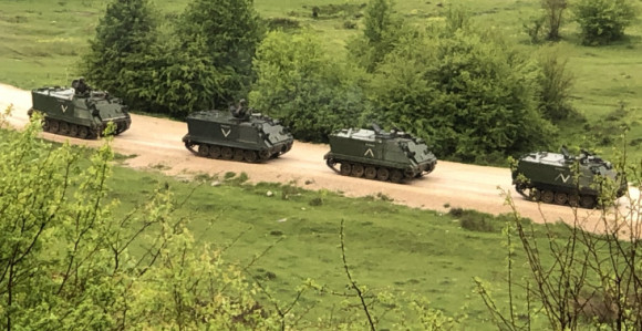 Četvrti dan vježbe na Manjači: 1.700 vojnika u akciji