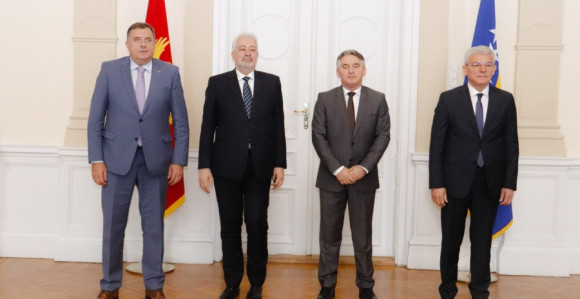 Premijer Crne Gore sa članovima Predsjedništva BiH
