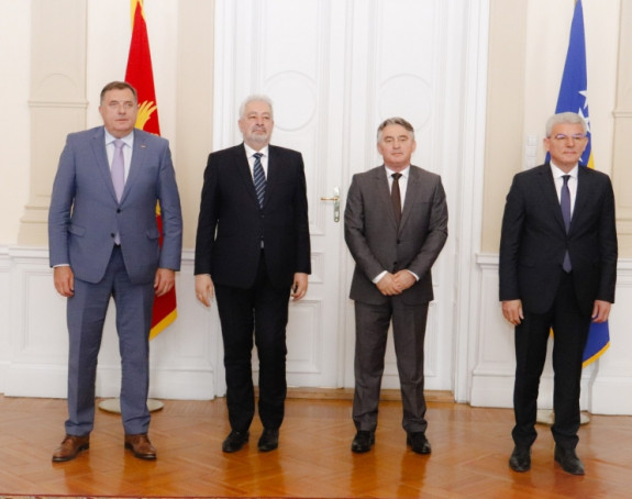 Premijer Crne Gore sa članovima Predsjedništva BiH