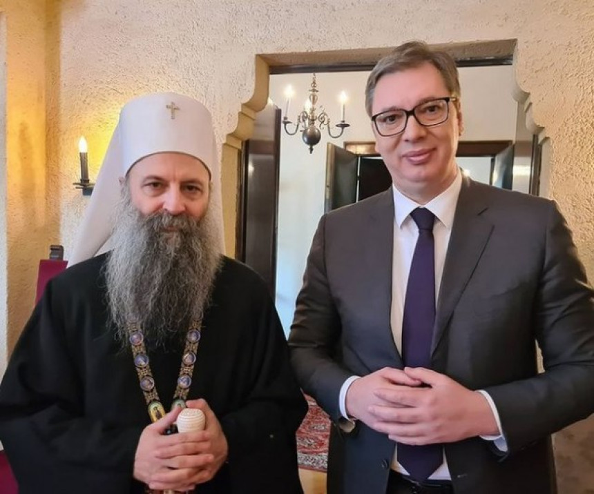 Vučić sutra na ručku s patrijarhom i episkopima