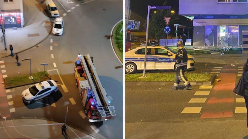 Експлозија у Загребу, увиђај у току