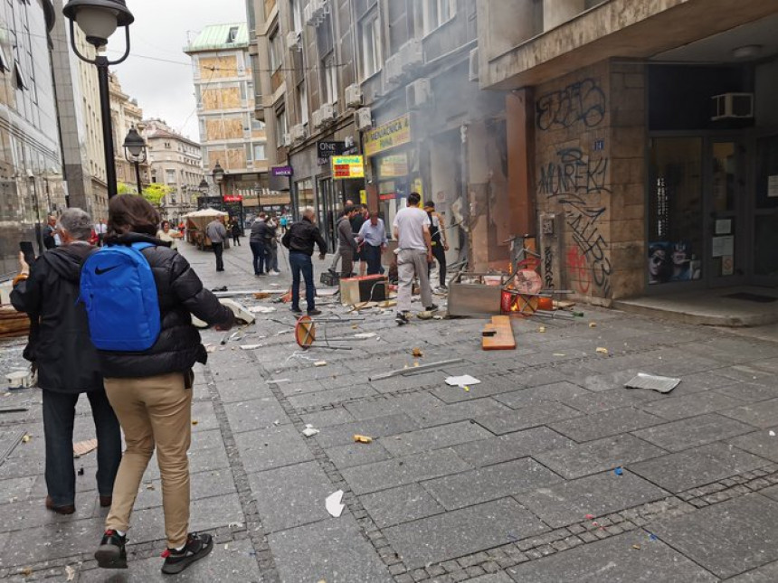 Експлозија у центру Београда, петоро повријеђено