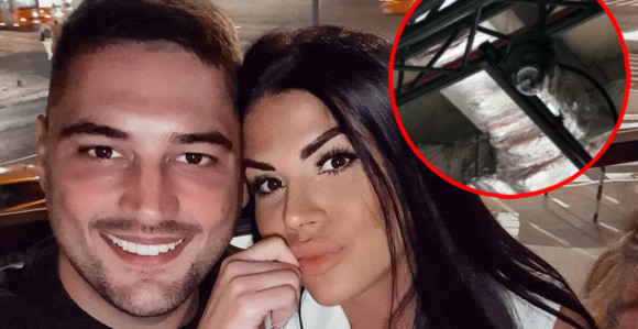 Žena pevača se iznervirala kad je primetila kameru u kabini jednog tržnog centra!