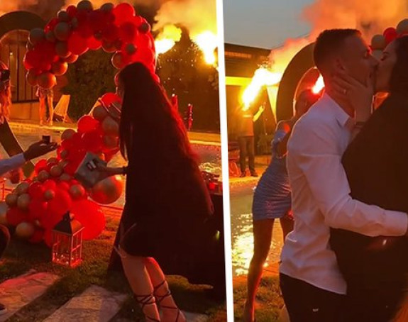 Fudbaler pripremio iznenađenje i vjerio Katarinu Grujić