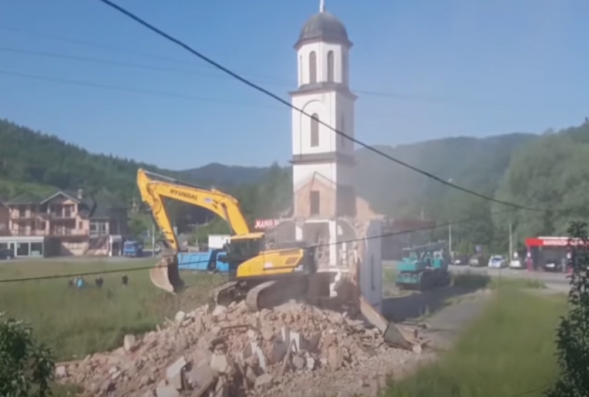 Dodik nekad: Iz inata Crkva neće biti srušena! Danas crkva srušena!