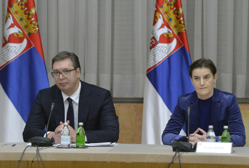 Vučić i Brnabić ipak na sjednici Savjeta bezbjednosti