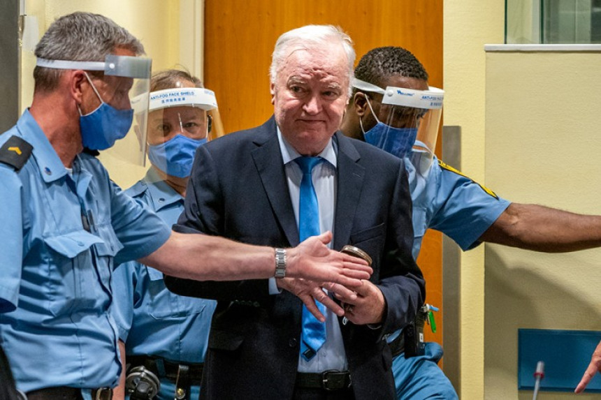 I Ratko Mladić će kaznu služiti u Velikoj Britaniji