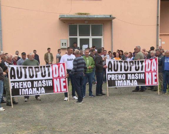 Protest zbog trase Banjaluka - Prijedor