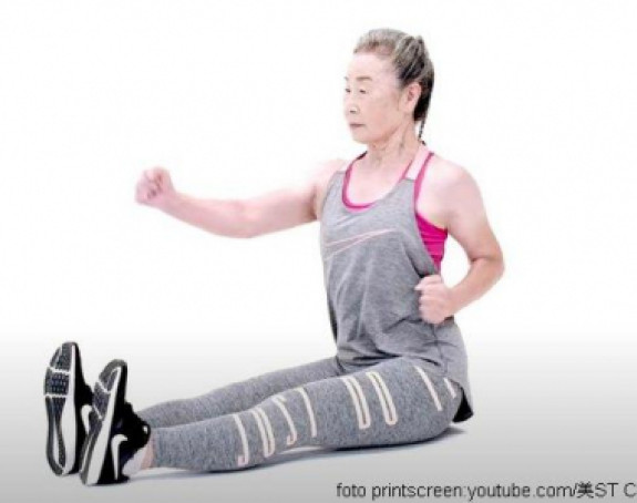 Takishima Mika je najstarija instruktorka fitnesa u Japanu!