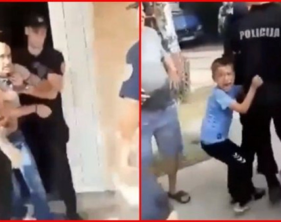 CG: Protesti zbog hapšenja oca dvoje djece (VIDEO)