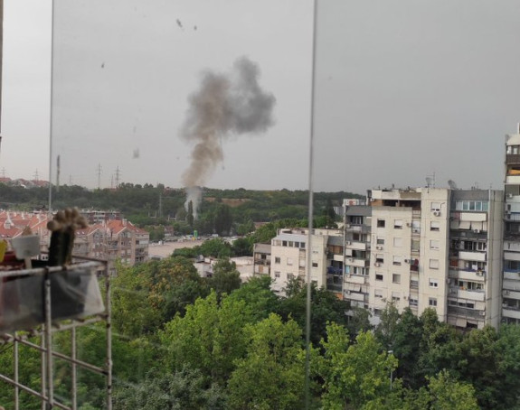 Eksplozija na Novom Beogradu, vidio se gust dim