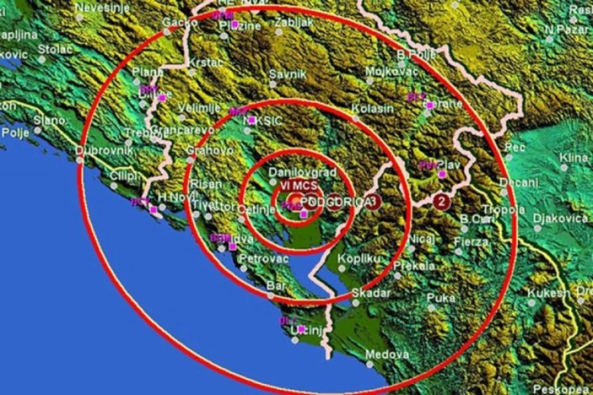 Podgoricu nije pogodio zemljotres, greška u softveru
