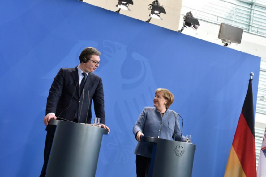 Vučić sa Merkel: Odnosi Njemačke i Srbije u usponu
