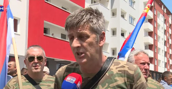 Istočno Sarajevo: Protest boraca ispred zgrade Vlade
