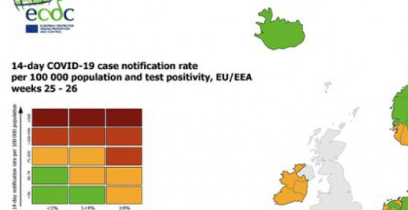 Nova kovid karta Evrope: Evo gdje se može putovati