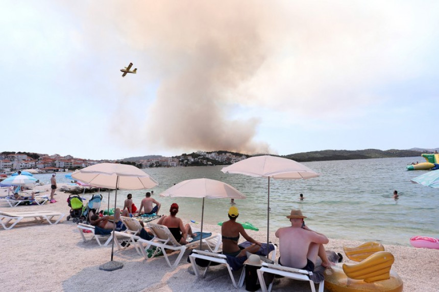 Požar na Čiovu: Izgorjelo 60 hektara