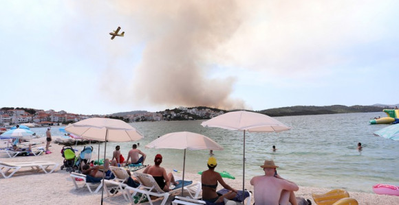Požar na Čiovu: Izgorjelo 60 hektara