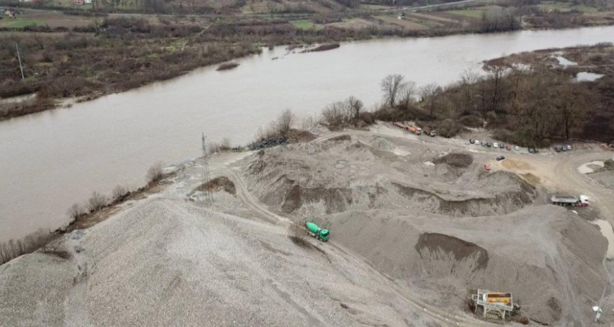 Prijave zbog eksploatacije šljunka u Doboju