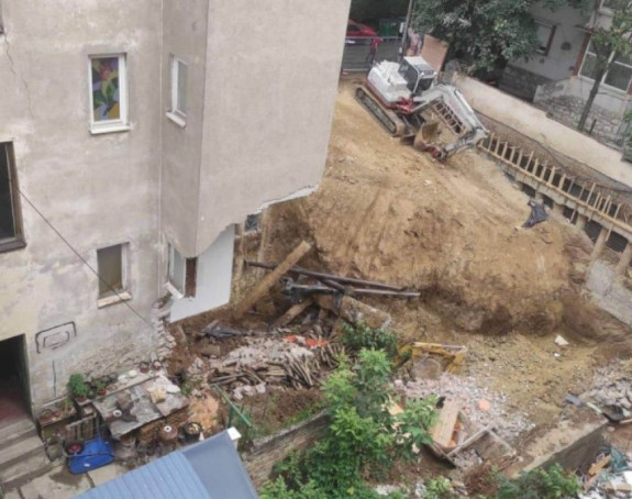 Objavljen snimak urušavanja zgrade u Beogradu