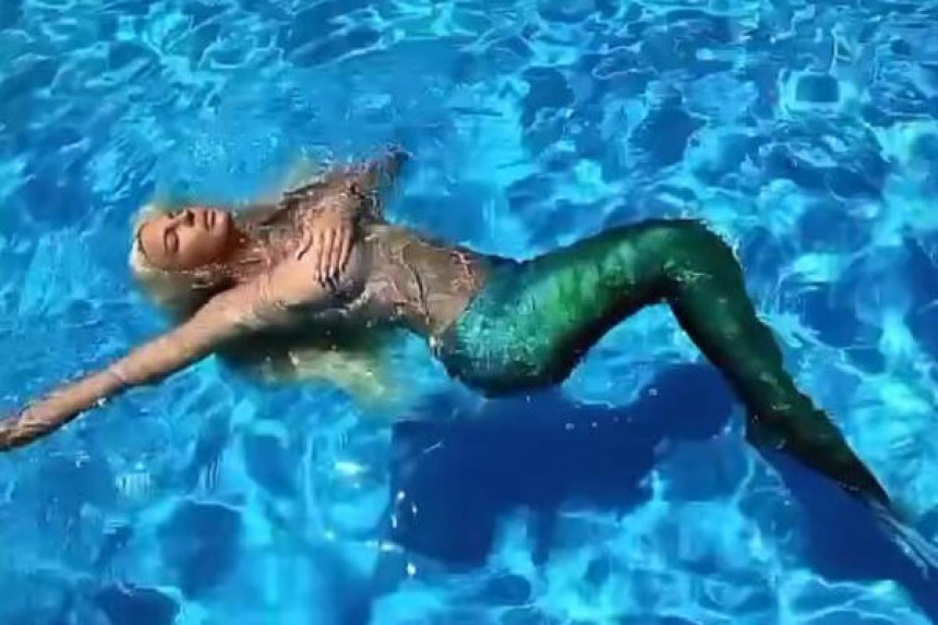 Karleuša kao sirena, snimak zapalio mreže! (VIDEO)