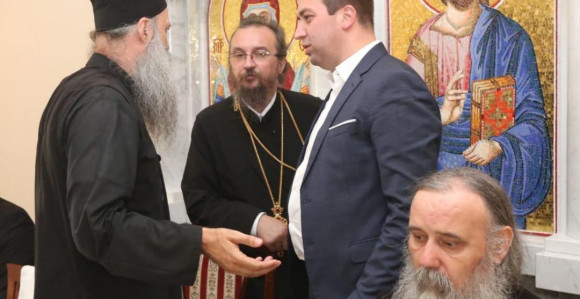 Selak u Karlovcu sa patrijarhom i episkopima SPC-a