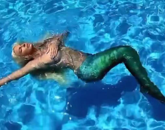 Karleuša kao sirena, snimak zapalio mreže! (VIDEO)
