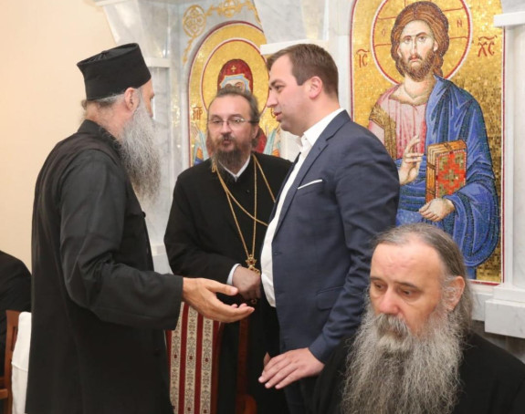Селак у Карловцу са патријархом и епископима СПЦ-а