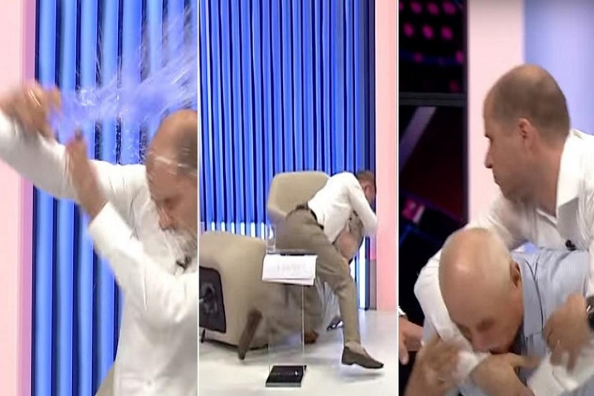 Političari se potukli u studiju u emisiji uživo (VIDEO)