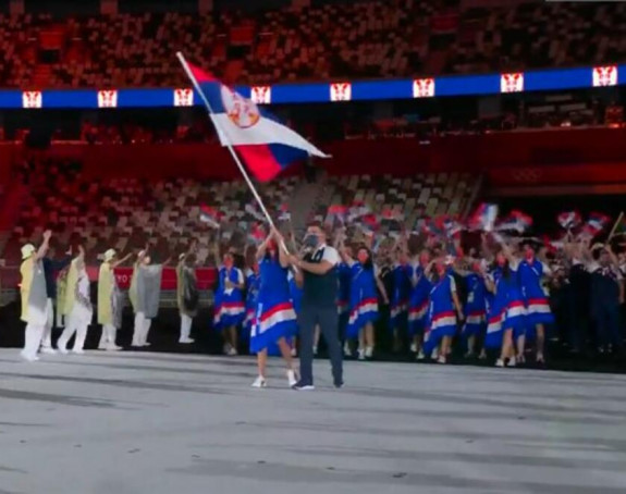 Sonja Vasić i Filip Filipović nosili zastavu Srbije na otvaranju OI!