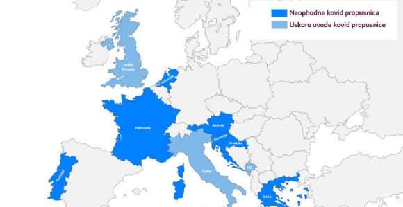 Gdje je sve kovid propusnica uslov za normalan život?