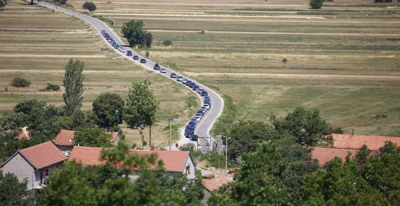 Kolona vozila od devet km prema Herceg Novom
