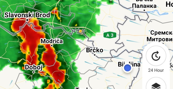 Jaka kiša očekuje se na području Broda i Modriče