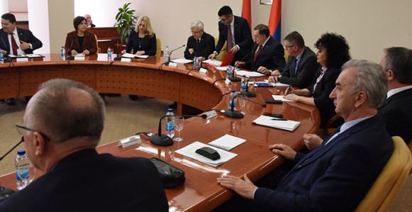 Stranački lideri kod predsjednika Narodne skupštine Srpske